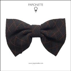 Papionette Papion butterfly black orange (BTF017)