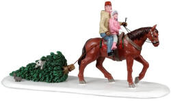 Lemax Vail Village fenyőfa szállítás