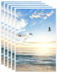 vidaXL Fehér MDF fali /asztali 13x18 cm 5 db-os képkeret (332326)