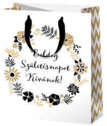 Cardex Exkluzív Boldog születésnapot kívánok közepes ajándéktáska 18x23x10 cm 29178