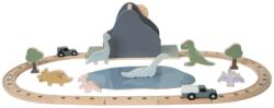 JaBaDaBaDo A dinoszauruszok világa - Fa autópálya játékkészlet (W7252)