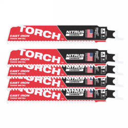 Milwaukee Szablyafűrészlap 150x10 mm TORCH NITRUS TCT (5 db) (48006551)