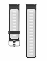 Gigapack Okosóra Pótszíj, univerzális, 20mm, szilikon, szürke/fekete (GP-153613) (GP-153613)