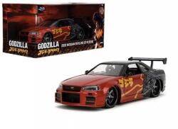 Jada Toys Toys 253253024 Godzilla Nissan GTR játék autó 1: 24 (253253024)