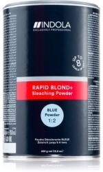 INDOLA Rapid BLOND+ Bleaching Powder élénkítő púder hajra árnyalat Blue 450 g
