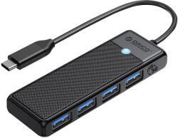 ORICO Hub 4in1 USB A3.0x4 (fekete) adapter