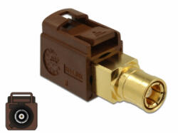 Delock Adapter, FAKRA F csatlakozóhüvely > SMB csatlakozóhüvely (89682)