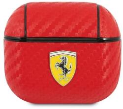 Ferrari FESA3CARE AirPods 3 fliptok piros/piros On Track PU Carbon