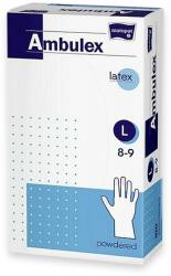 Matopat Latex egyszerhasználatos kesztyű, púderezett - 100 db - Fehér - XL