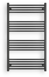 Welland Fekete 750x1300mm törölközőszárítós fürdőszobai radiátor Welland Lux | Készletről | Gyors kiszállítással (CN1300750BL)