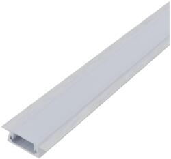 AVIDE Alu Profil "U" 15.2X7.8Mm Süllyeszthető Opál Búrával 2M (AAP-UR-2M-S-MK)