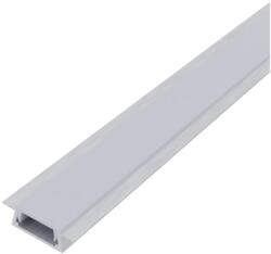 AVIDE Alu Profil "U" 15.2X7.8Mm Süllyeszthető Füstös Búrával 2M (AAP-UR-2M-S-FR)