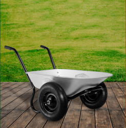 Gardebruk Kerti talicska 100 l - ezüst (108752)