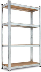Monzana Polc 160x90x40 cm - ezüst (106182)