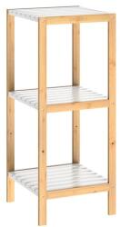 CASARIA Bambusz polc 80x33x34 cm - fehér (107919)