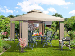 CASARIA Kerti pavilon Lorca 3x3 - taupe (108723)