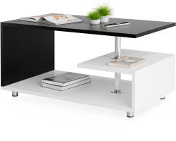 CASARIA Orlando dohányzóasztal 95x55x50 cm - fehér/fekete (109708)