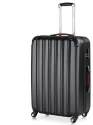 monzana® XL utazóbőrönd 45x28x70 cm - fekete (103078)