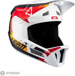 Leatt MTB Gravity 2.0 sisak, fehér/piros (M (57-58 cm))