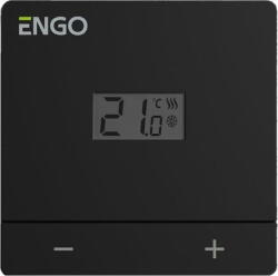 ENGO Termostat Inteligent T9EASY230B, 230 V, IP30, Negru (T9EASY230B)