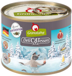 GranataPet 6x200g GranataPet DeliCatessen nedves macskatáp- Téli kiadás: vad & szárnyas