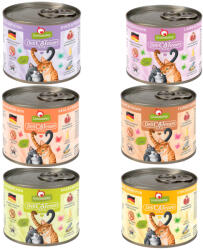 GranataPet 6x200g GranataPet DeliCatessen nedves macskatáp próbacsomag- Mix III (hal nélkül) (3 fajtával)