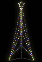 vidaXL LED коледна елха 483 светодиода Цветни 240 см (4016415)