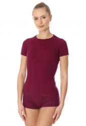 Brubeck Női rövid ujjú póló Brubeck Active Wool M Szilva