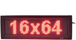 Thunder Germany SMD-16064R Fényreklám, LED Fal, piros, WiFi - (16x 64 cm) (SMD16064R)