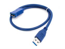 Thunder Germany Thunder UAX-78 (USB-A papa - USB-A mama) USB hosszabbító, USB3.0, kék (0, 5m) (178-U3M2F1)