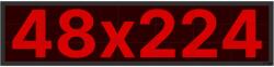 Thunder Germany SMD-48224R Fényreklám, LED Fal, piros, WiFi - (48x224 cm) (SMD48224R)