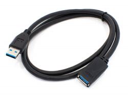 Thunder Germany Thunder UAX-79 (USB-A papa - USB-A mama) USB hosszabbító, USB3.0, fekete (1m) (179-UM2F2K)