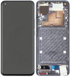  56000700K200 Gyári Xiaomi Mi 11 OLED kijelző érintővel fekete kerettel előlap (56000700K200)