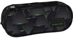 DERFORM BackUp ovális tolltartó - Cyber Triangles (PB6A49)