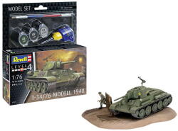 Revell T-34/76 Model 1940 1: 76 (63294) makett szett kiegészítőkkel (63294)