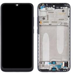  56000700K200 Xiaomi Mi A3 / CC9e Fekete OEM kijelző érintővel kerettel előlap (56000700K200)