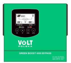 VOLT Polska Volt Polska GREEN BOOST 4000 BYPASS (160-350VDC) Módosított szinuszhullám Napelem Napkollektoros Átalakító Szolár Inverter (VP-3SR3000004)