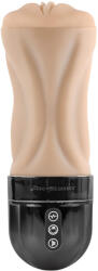 Zero Tolerance Tight Lipped - vagin artificial cu aspirație și vibrații (natural)
