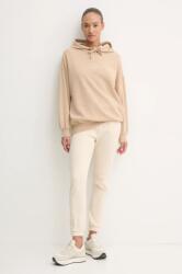 Billabong felső So Classic bézs, női, sima, kapucnis, ABJFT00460 - bézs XS