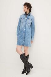Tommy Hilfiger farmerruha mini, egyenes, DW0DW18709 - kék S