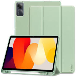 Xiaomi Redmi Pad SE (11.0), mappa tok, közepesen ütésálló, érintőceruza tartó, érintőceruza nélkül, Trifold, TP SC Pen Holder, zöld