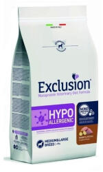  Akciós Exclusion Hypoallergenic Rabbit&potato Med/large 12kg (A termék lejárati ideje: 2025.07. 31. )