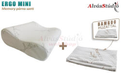 AlvásStúdió Ergo Mini memory párna szett - Bamboo huzattal - alvasstudio