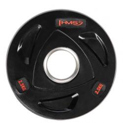 HMS TOX02 gumírozott olimpiai súly, 2, 5 kg/51 mm Súlytárcsa