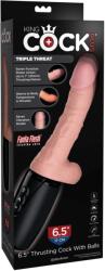 Pipedream 6.5" Thrusting Cock with Balls - Triple Threat Light