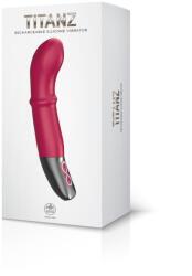 NMC Titanz 7" Silicone Rechargeable Vibrator In Pink - vibriteszt - 19 520 Ft