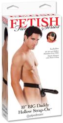Pipedream Big Daddy Hollow 10" Strap-on Black - vibriteszt