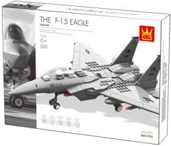 WANGE 4004 - F-15 katonai vadászrepülőgép építőjáték - 100% kompatibilis minden más kedvelt márkával