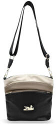 Zellia fekete-bézs női oldaltáska, crossbody 29 x 29 cm (SK-Z-40998848)
