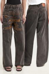 Y/Project farmer EVERGREEN PARIS' BEST PATCH JEANS 207PA005 - szürke 29